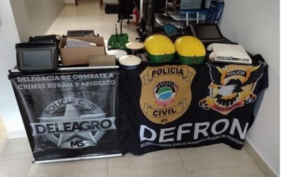 Polícia desarticula quadrilha que vendia tecnologia agrícola roubada