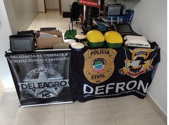 Polícia desarticula quadrilha que vendia tecnologia agrícola roubada