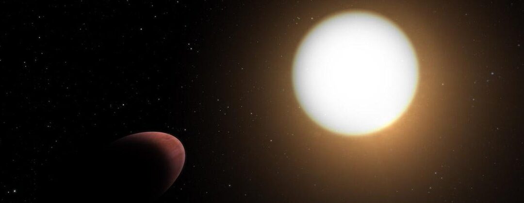 Missão espacial revela planeta deformado em forma de bola de rúgbi