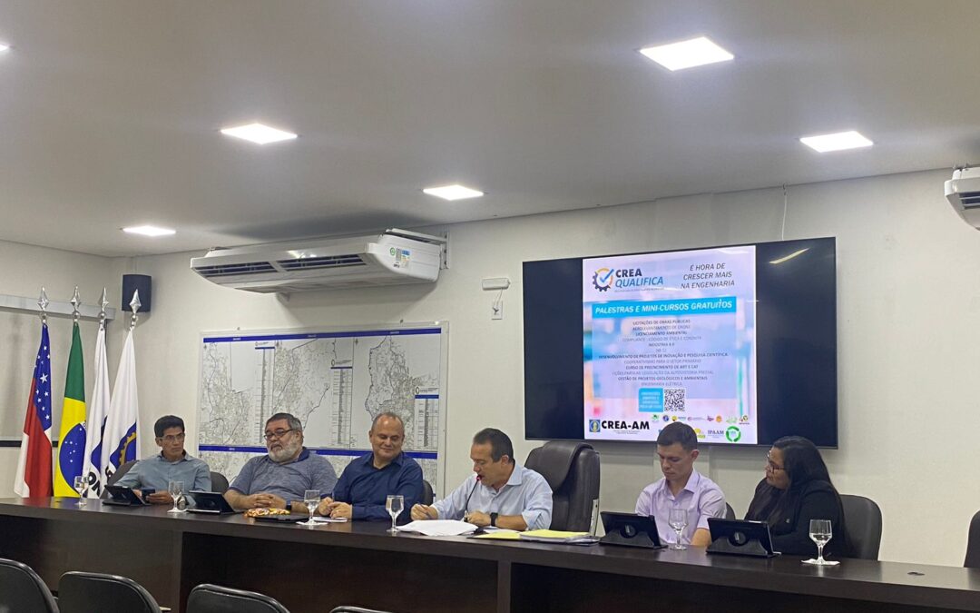 Crea-AM realiza sua 567º Sessão de Plenário