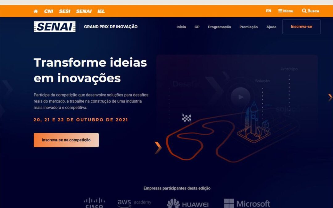Senai abre inscrições para o Grand Prix de inovação